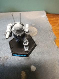 Names 32mm Battletech Bases (Resin) 3D Printer Model