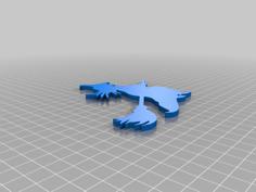 Broomstick Witch 3D Printer Model