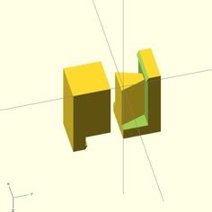 Parametric Locking Connectors 3D Printer Model