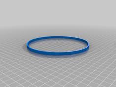 Embroidery Hoop For Framing 3D Printer Model