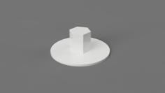 IKEA Expedit/Kallax Screw Cover 3D Printer Model