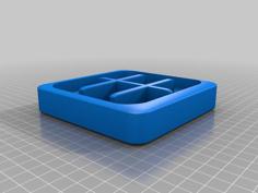 Caja Organizadora De Zarcillos / Tendril Organizer Box 3D Printer Model