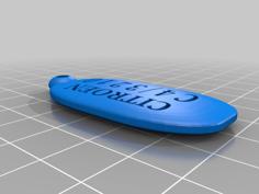 Citroen C4 Keychain 3D Printer Model