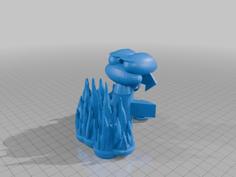 Scary Poo Poo Butter Lady 3D Printer Model