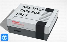 NES Style Case For Raspberry Pi 1 3D Printer Model