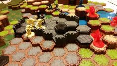 Hex Terrain 3D Printer Model