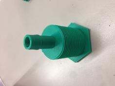 Ebb And Flow Bulkhead Fitting 1/2 In 3D Printer Model