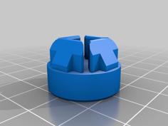 2020 Bearing Cap – Wheel Foot Base 3D Printer Model