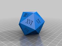 D20 Of Fate 3D Printer Model