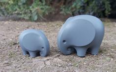 Undistinctive Elephant 3D Printer Model