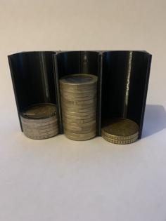 Euro Coins Sorter 3D Printer Model