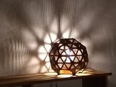 Lamp Geodesic 3D Printer Model