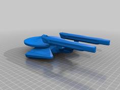 Star Trek Fighter Transport Class 3D Printer Model