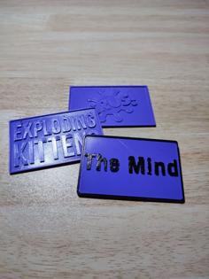 Label/etiqueta For Zacatrus Deckbox 3D Printer Model