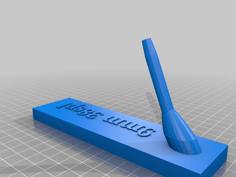 Pistol Holder Display Stand 9mm 38spl 3D Printer Model