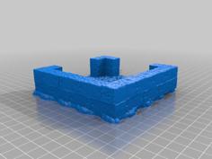 Corner Wall With 2 Entries 3D Printer Model