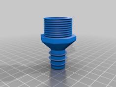 3/4M To 16mm Pipe Adapter 3D Printer Model