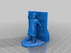 Yet Another Hodor (with Round Door Stop) 3D Printer Model