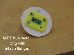 MPX Bulkhead Mount 3D Printer Model