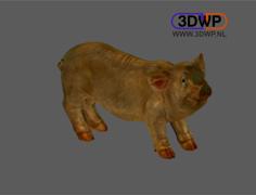 Pig Sculpture 3D Scan 3D Printer Model