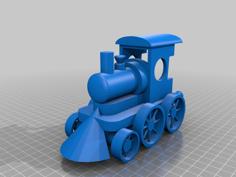 Steam Train Toy 3D Printer Model