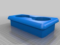 BMW 228i Convertible Backseat Cupholder 3D Printer Model