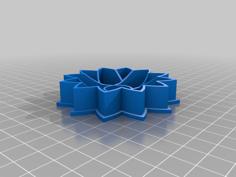 Flower Cookie Cutter 3D Printer Model