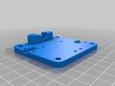 D-Bot – Embedded E3D Mount + Larger Nut Space 3D Printer Model