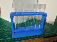 API Test Tube Stand 3D Printer Model