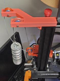 Aquila X2 Filament & Counterweight Arm 3D Printer Model