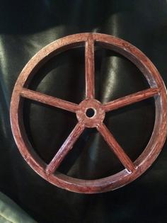 Wagon Wheel 5 Spokes 3D Printer Model