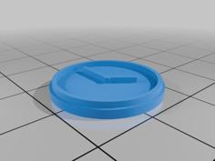 Hanabi Clock Token 3D Printer Model