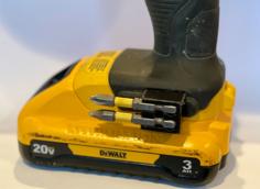 Remix DeWalt Drill And Impact Driver Hex Bit Holder 3D Printer Model