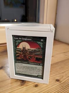 Mtg Commander Deck Box For Sleeved Cards 3D Printer Model