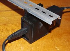 DIN Rail Mount For DC Power Supply 3D Printer Model