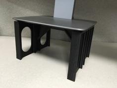 Customizable LCD Monitor Stand 3D Printer Model