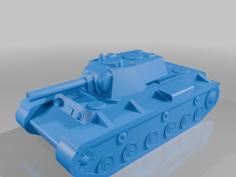 KV-1 Heavy Tank 3D Printer Model