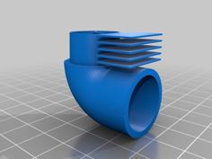 18mm Biocube Elbow 3D Printer Model