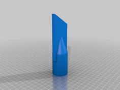 Vacuum Cleaner Attachment _Narrow Short_ 3D Printer Model