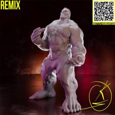 Hulk Phone Stand 3D Printer Model