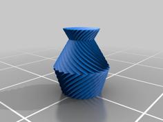 Fancy Spiral Vase 3D Printer Model