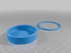 Paintball Caddy Lid 3D Printer Model