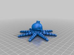 Octopus With A Tophat 3D Printer Model