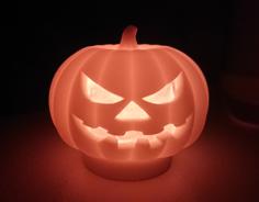 Pumpkin LED Candle Cover 3D Printer Model