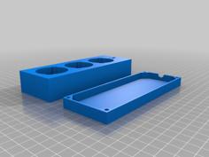 Triple Socket Case ( Surge Protector / Multiple Socket ) 3D Printer Model