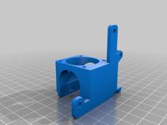 E3D Fan With Integrated Layer Fan – Extruder Fan Facing Right 3D Printer Model