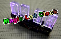 Laser Cut Magic Led Clock