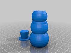 Snowman Light Pull 3D Printer Model