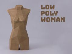 Low Poly Woman 3D Printer Model