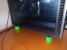 TPU Fuss Erhöhung 20 30 40 50 Fractal Design Define 7 / TPU Foot Increase 20 30 40 50 Fractal Design Define 7 3D Printer Model